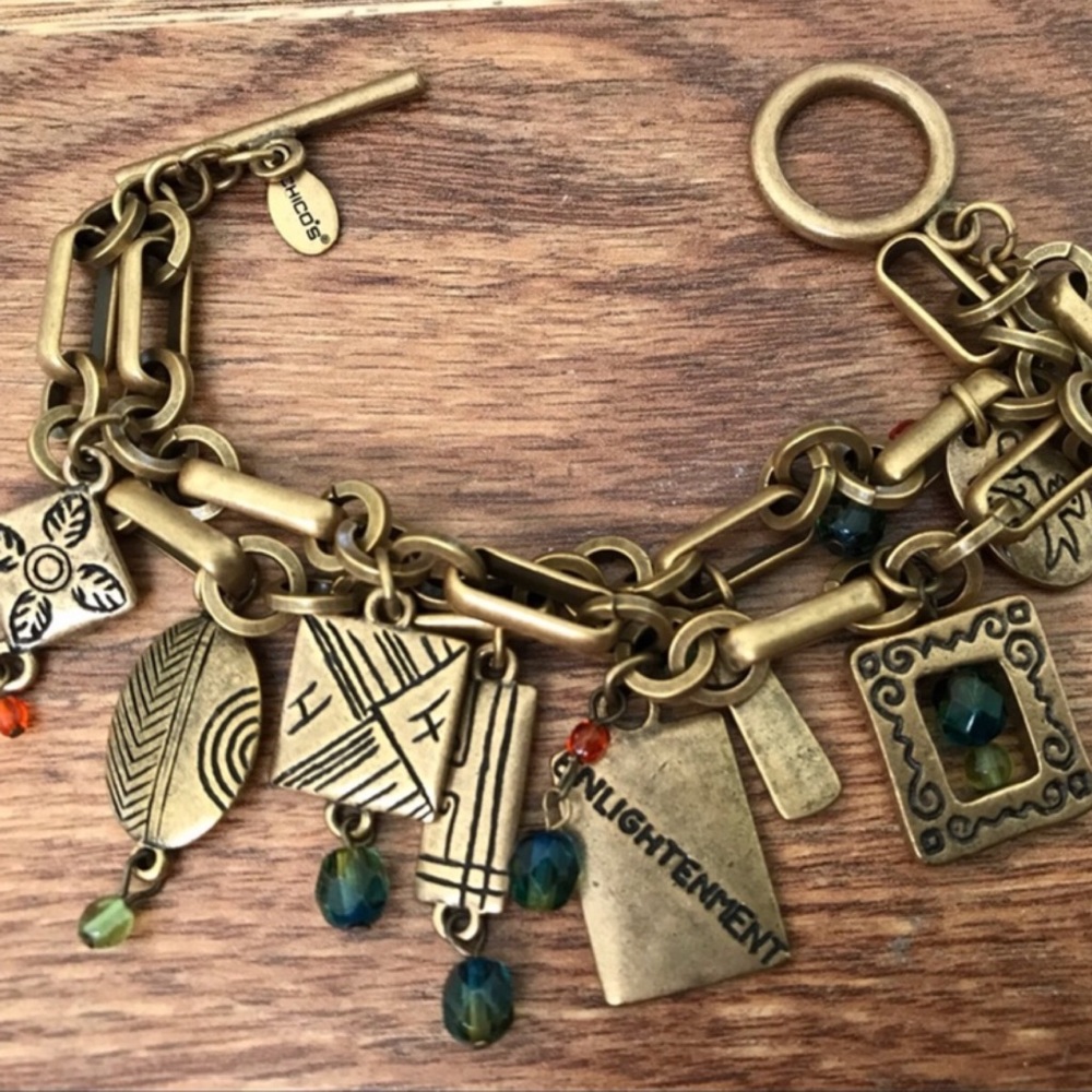 Lovely Chico’s Charm Bracelet - Picture 3 of 9